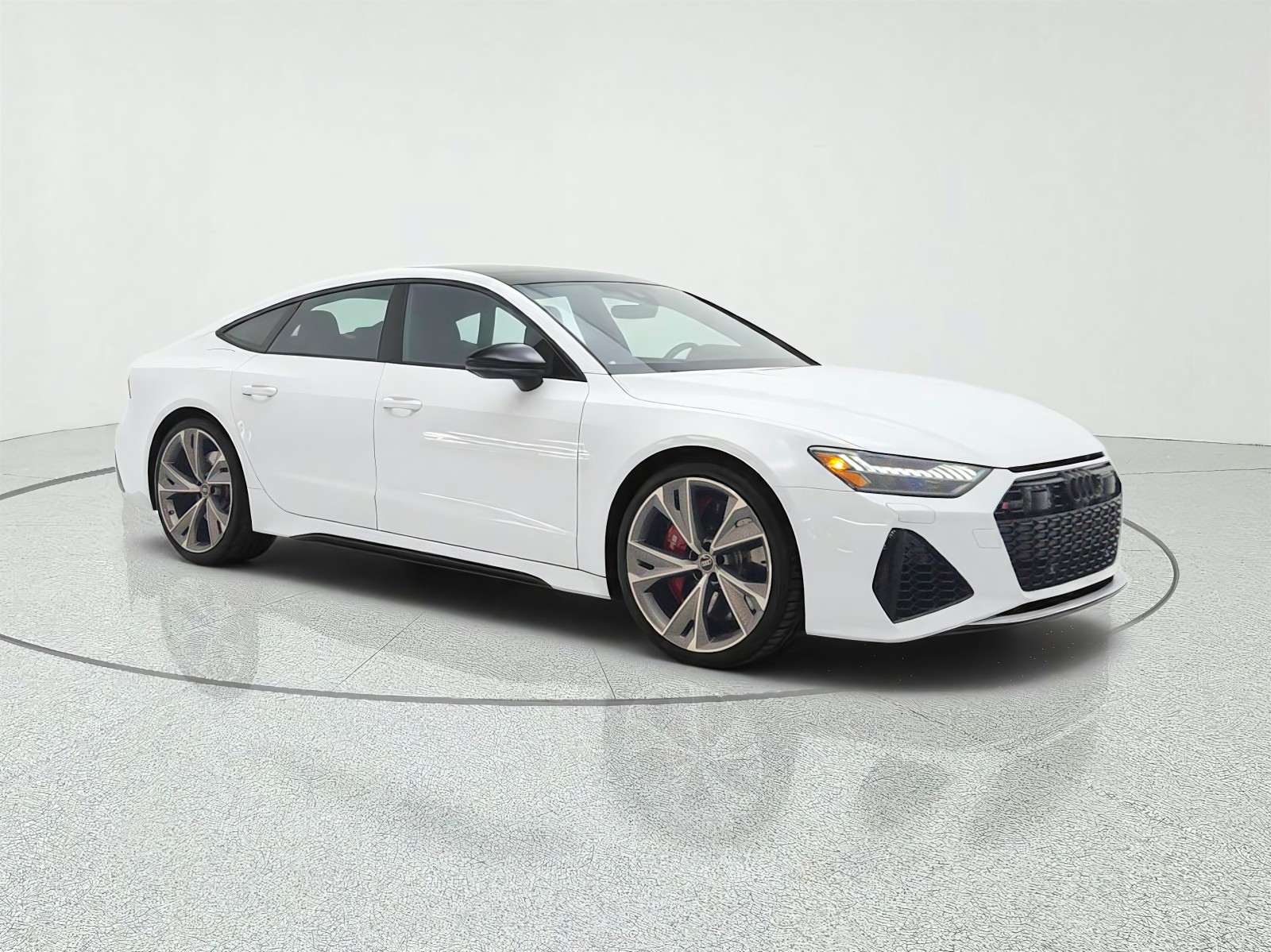 Used 2023 Glacier White Metallic Audi 4.0 TFSI quattro image 3