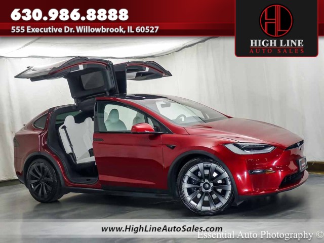 Ultra Red 2023 Tesla Model X SUV / Crossover All-Wheel Drive Automatic