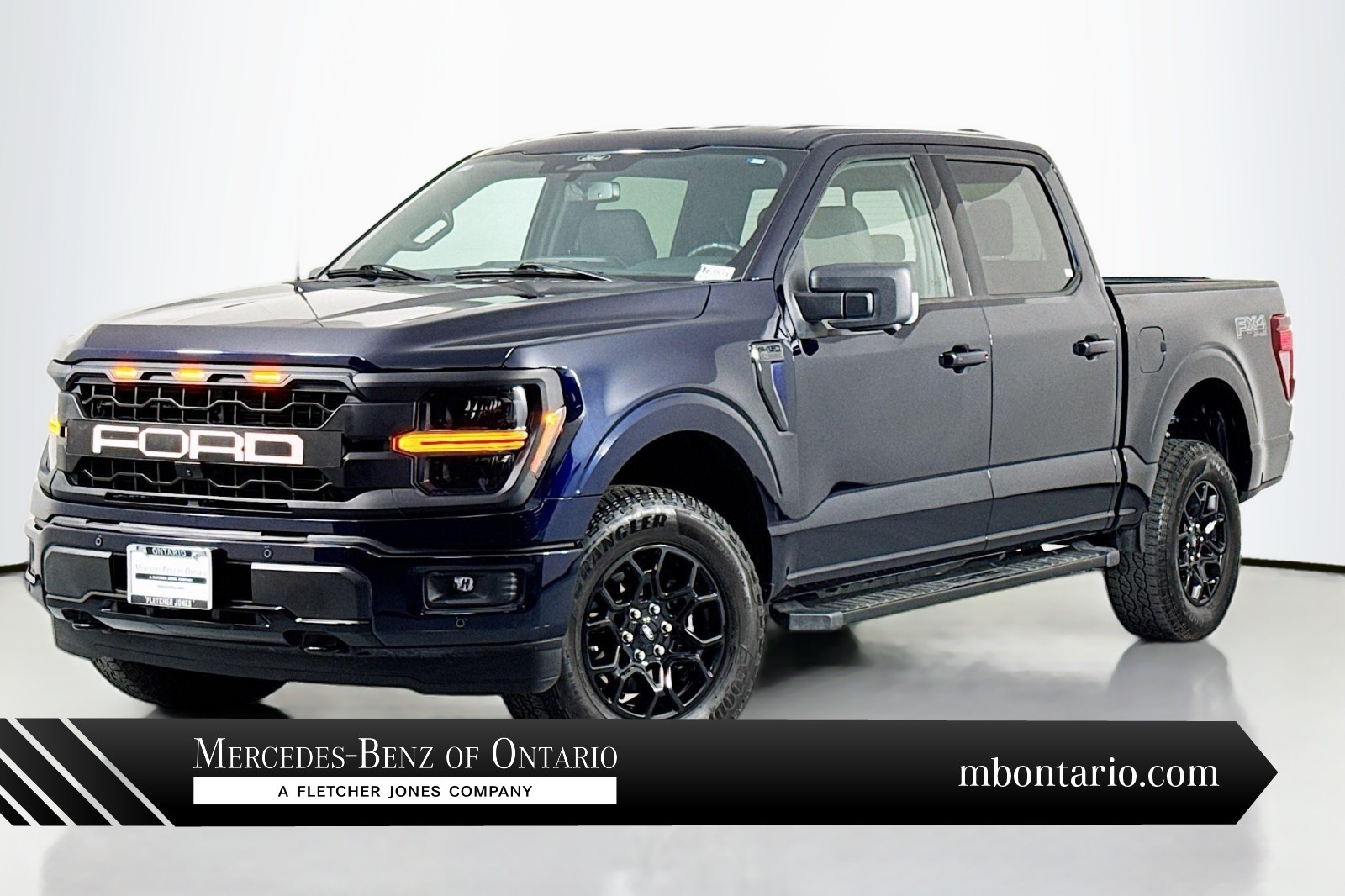 ANTIMATTER BLUE 2025 Ford F-150 XLT SuperCrew 4WD Pickup Truck Four-Wheel Drive Automatic