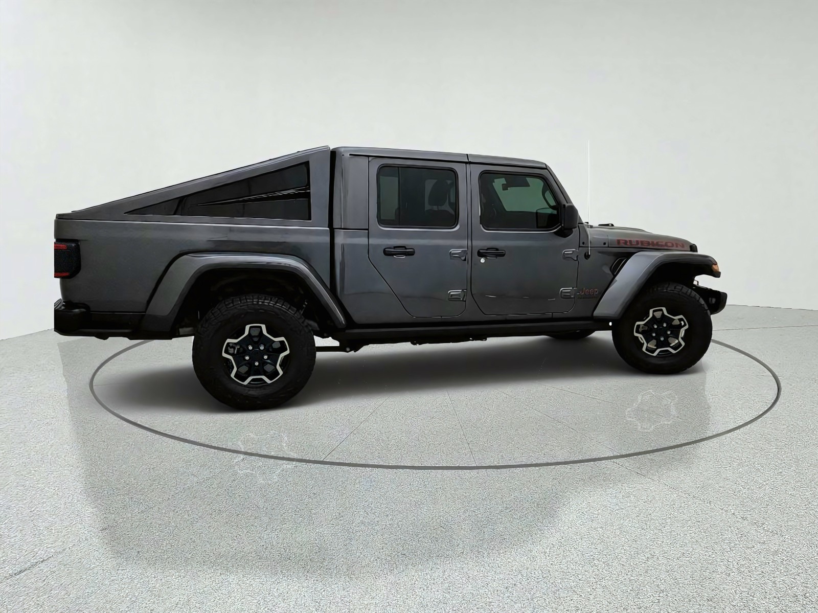 Used 2021 Granite Crystal Metallic Clearcoat Jeep Rubicon image 7
