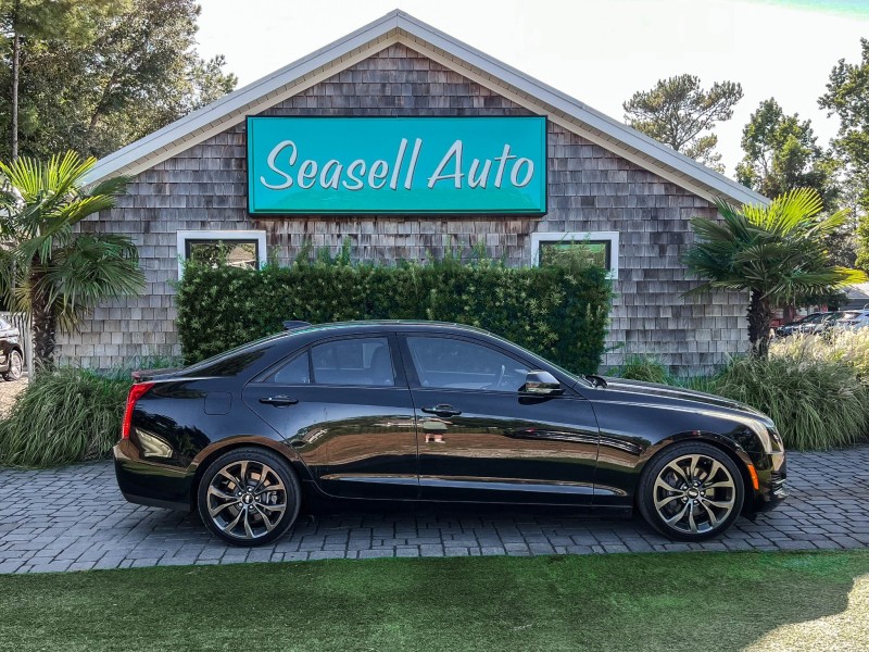 Stellar Black Metallic 2016 Cadillac ATS Sedan Rear-Wheel Drive Automatic
