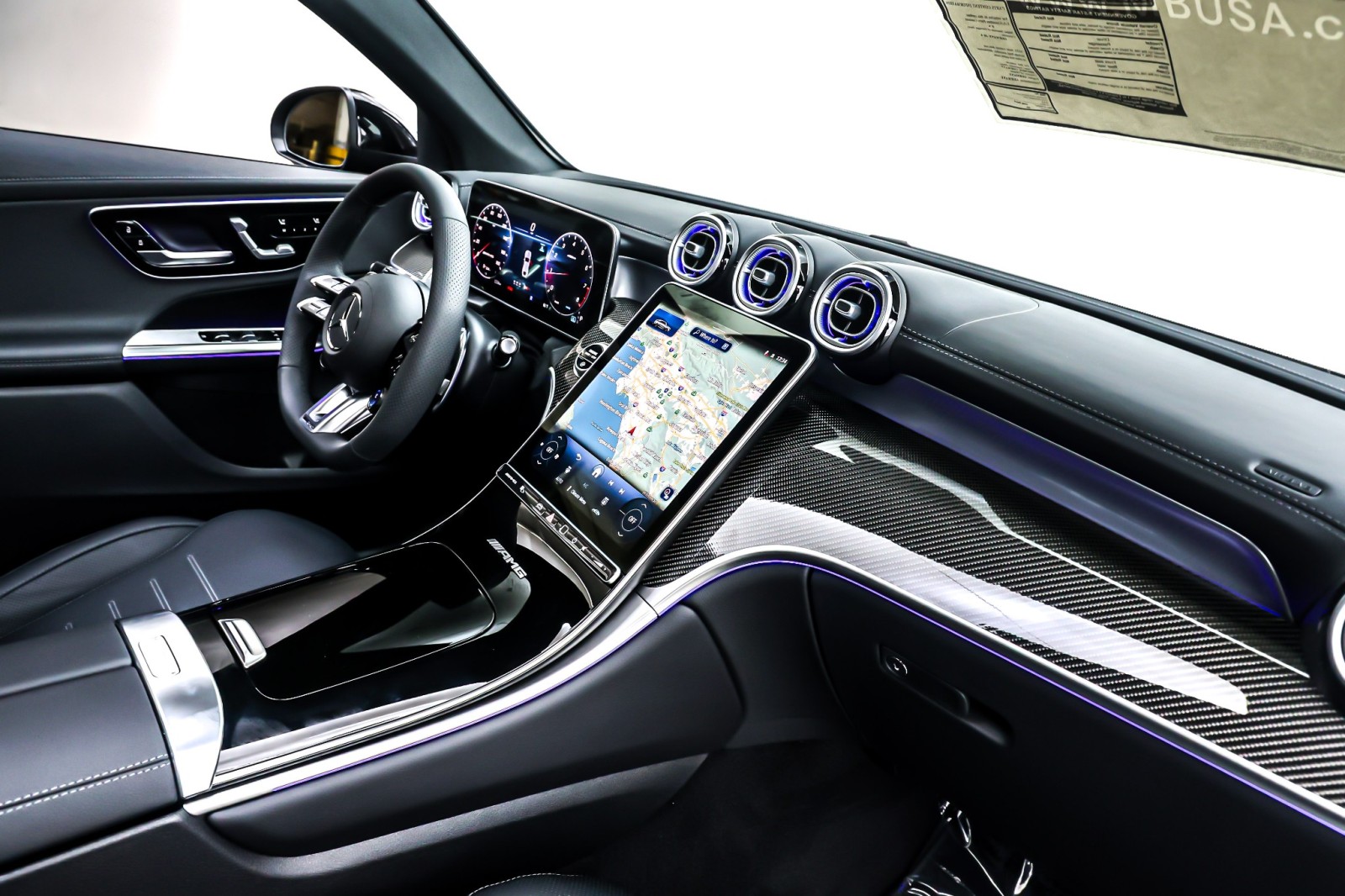 New 2026 Obsidian Black Metallic Mercedes-Benz AMG® GLC 43 4MATIC Coupe image 5