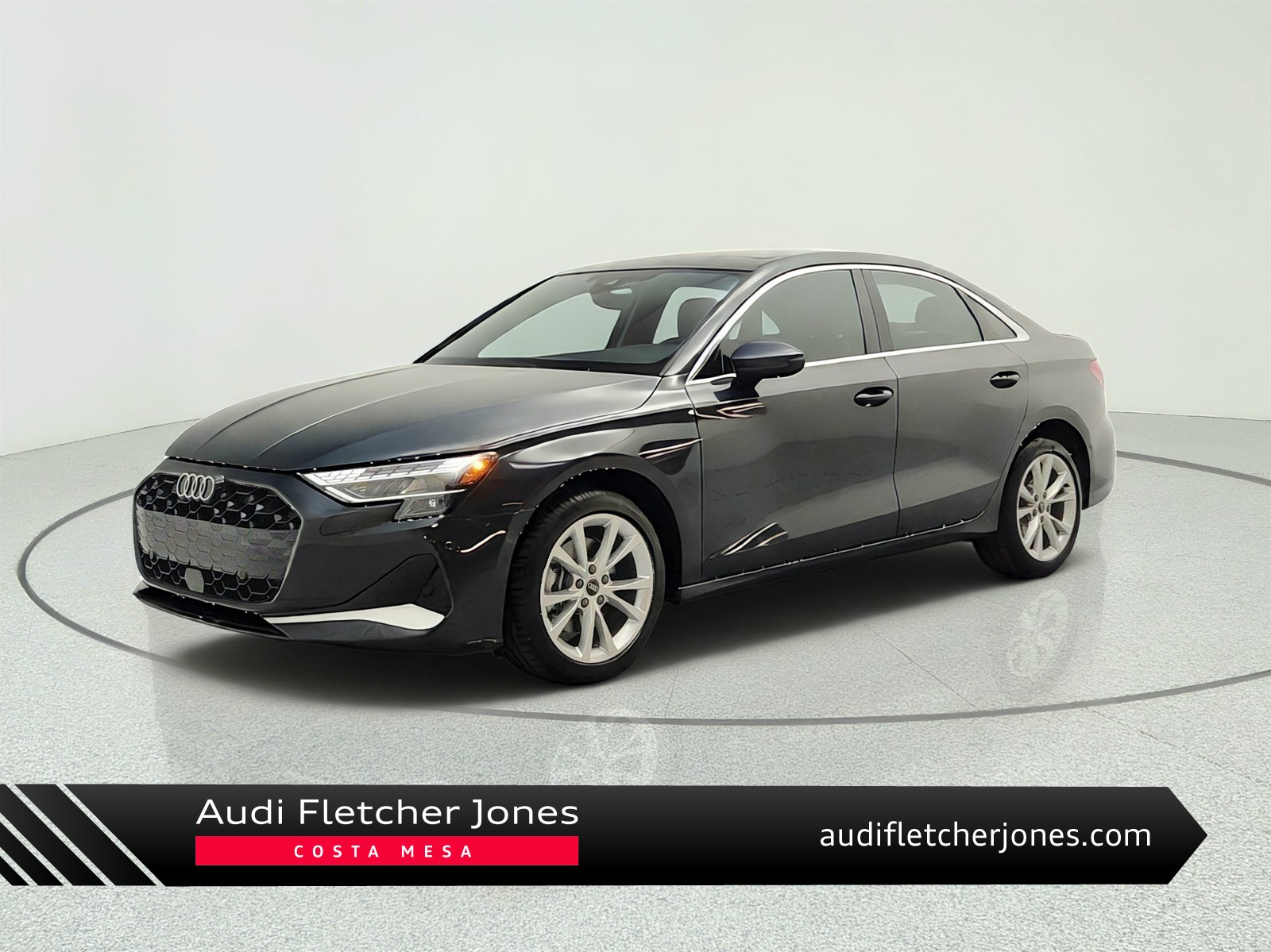 Manhattan Gray Metallic 2025 Audi A3 Sedan All-Wheel Drive Automatic