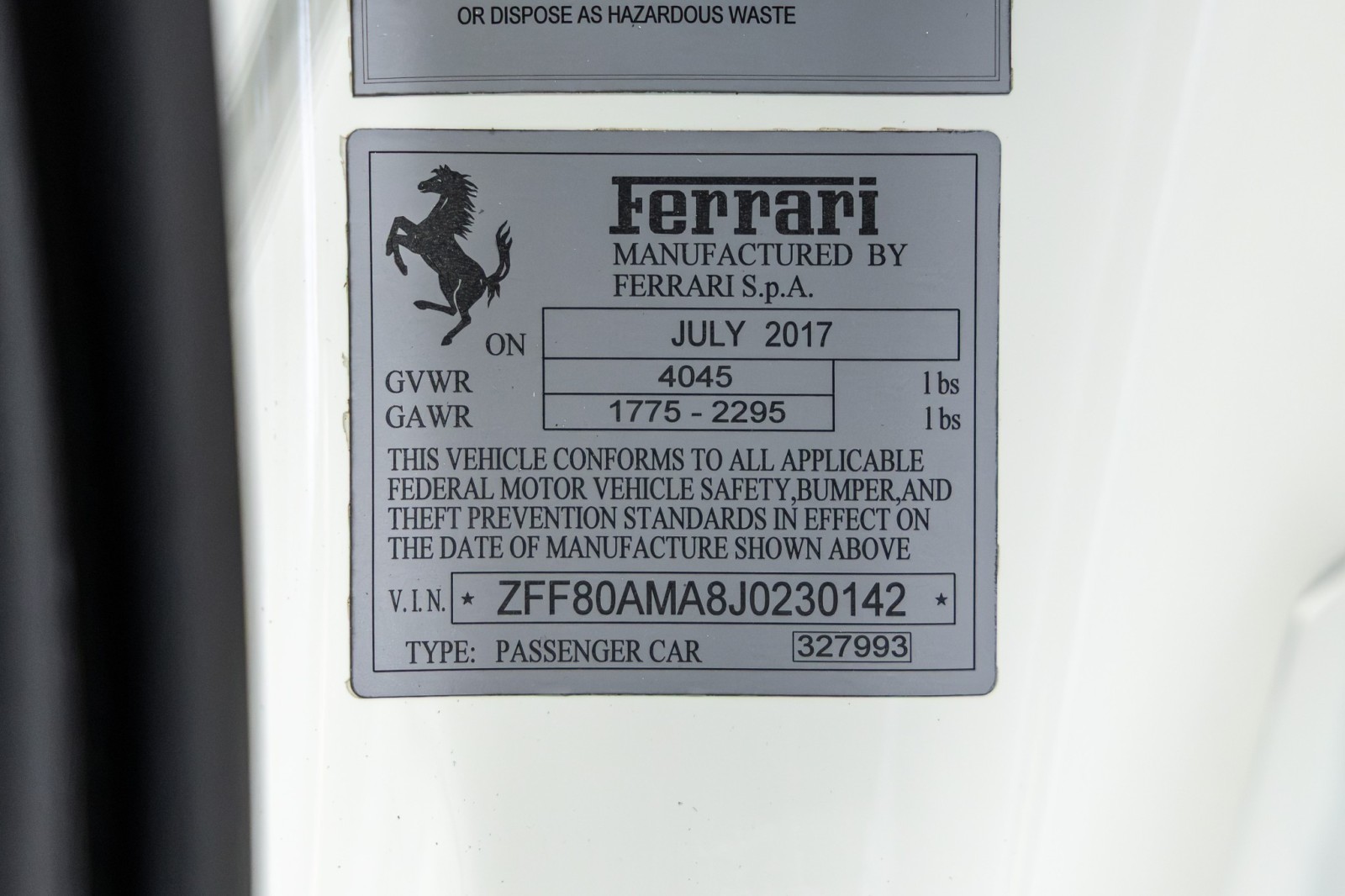 Used Car 2018 Ferrari 488 Spider  For Sale Under $390,000 In Boerne, Texas