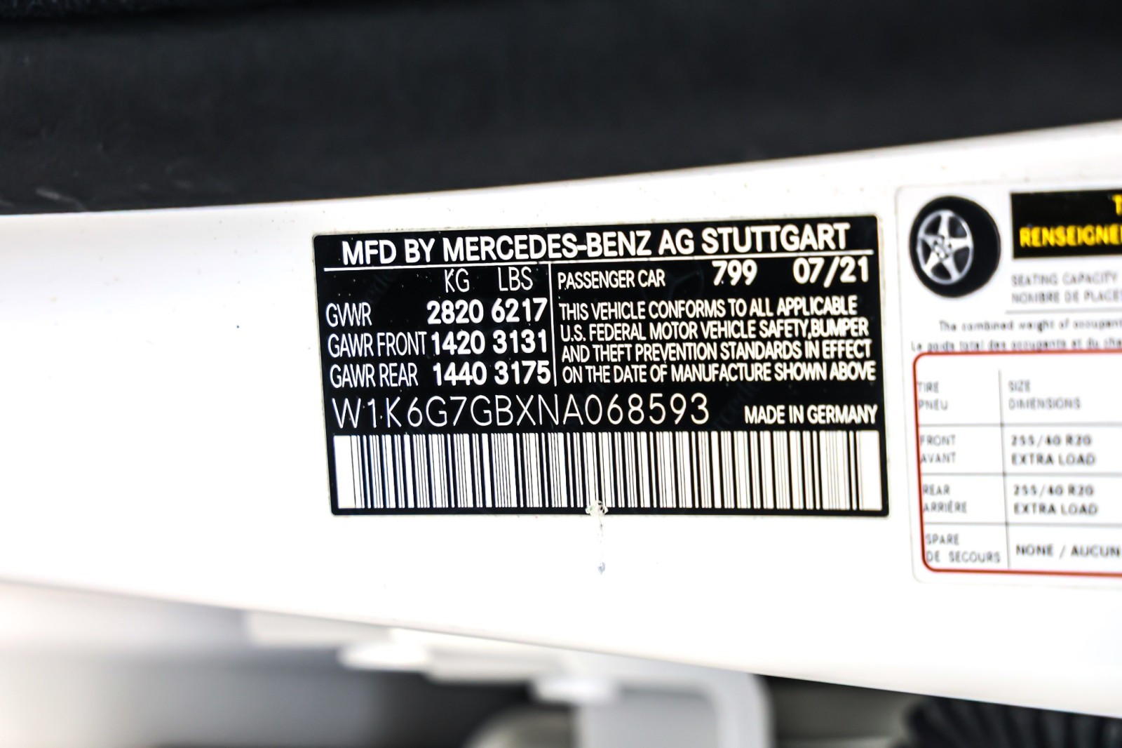 Certified Used 2022 MANUFAKTUR Diamond White Mercedes-Benz S 580 4MATIC® Sedan image 27