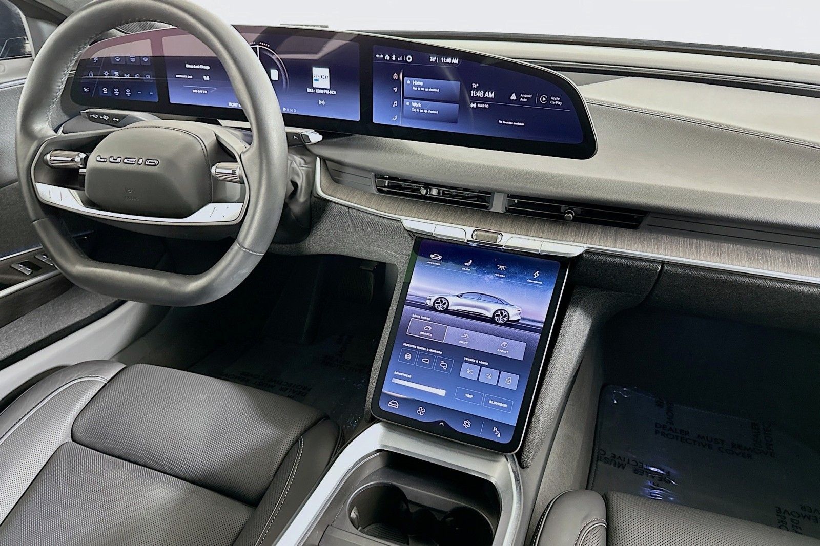 Used 2024 Infinite Black Metallic Lucid Touring image 6