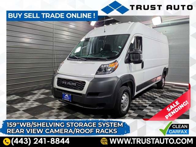 2021 RAM ProMaster 2500 159 High Roof Cargo Van FWD