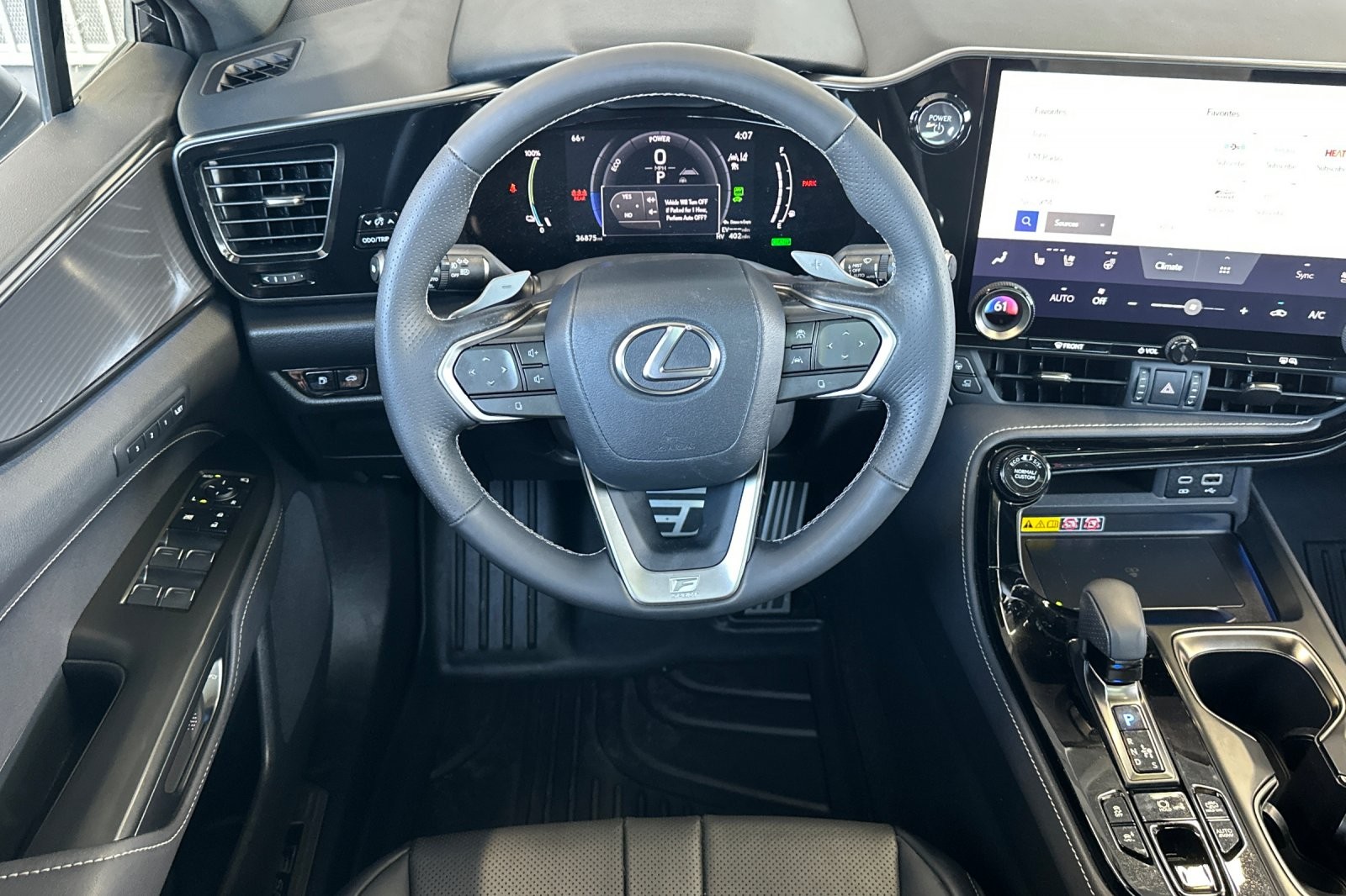 Used 2025 Obsidian Lexus NX 450h+ F SPORT Handling image 13
