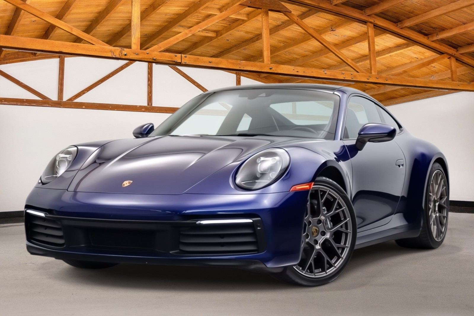 Blue 2020 Porsche 911 Carrera Coupe RWD Coupe Rear-Wheel Drive Automatic