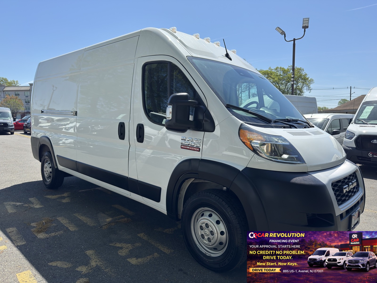 Bright White Clearcoat 2022 RAM ProMaster 2500 159 High Roof Cargo Van FWD Van Front-Wheel Drive Automatic