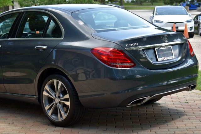 2015 Mercedes-Benz C-Class C300 4MATIC AWD Navi Pano Moonroof Keyless GO Burmester Prem Sound Heated Front Seats Rear View Camera MSRP $49,415 9