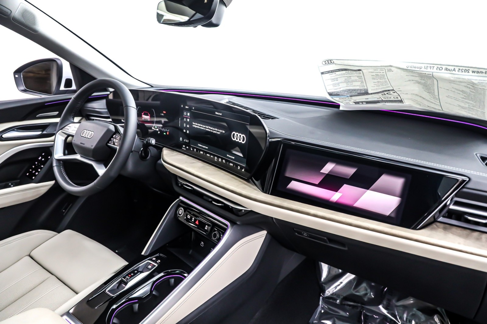 New 2025 Glacier White Metallic Audi Prestige 2.0 TFSI quattro image 5