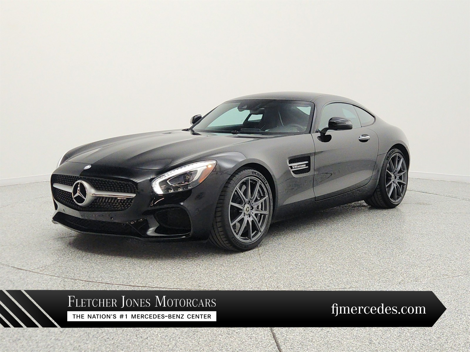 Black 2016 Mercedes-Benz AMG GT S Coupe Rear-Wheel Drive Automatic