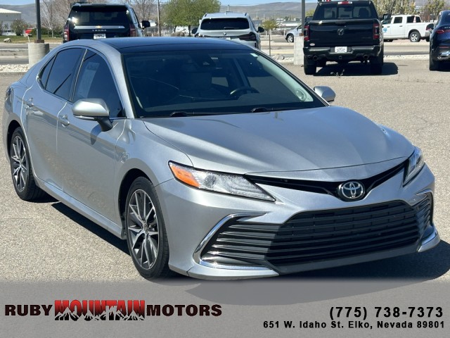 Celestial Silver Metallic 2022 Toyota Camry XLE AWD Sedan All-Wheel Drive Automatic