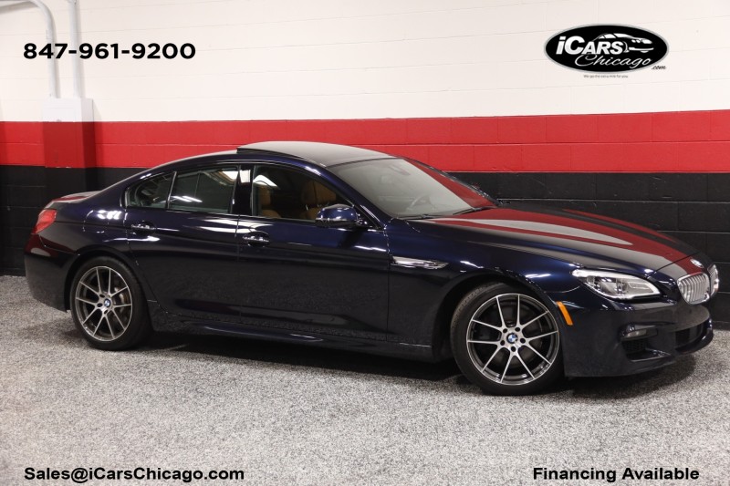 Carbon Black Metallic 2018 BMW 6 Series Sedan All-Wheel Drive 8-Speed Automatic