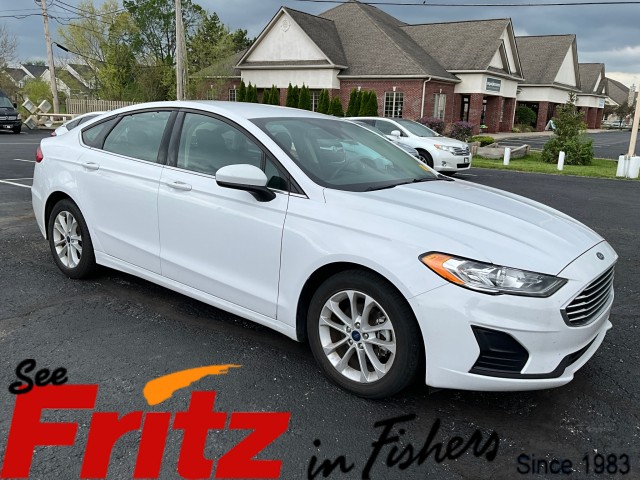 Oxford White 2020 Ford Fusion SE FWD Sedan Front-Wheel Drive Automatic