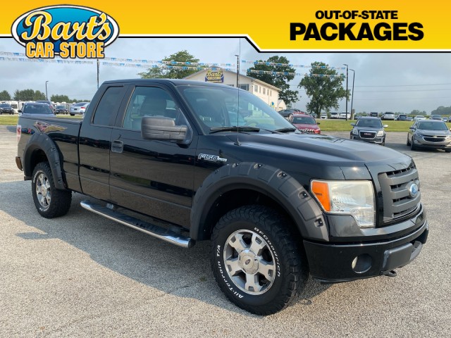Black 2009 Ford F-150 Pickup Truck Four-Wheel Drive Automatic