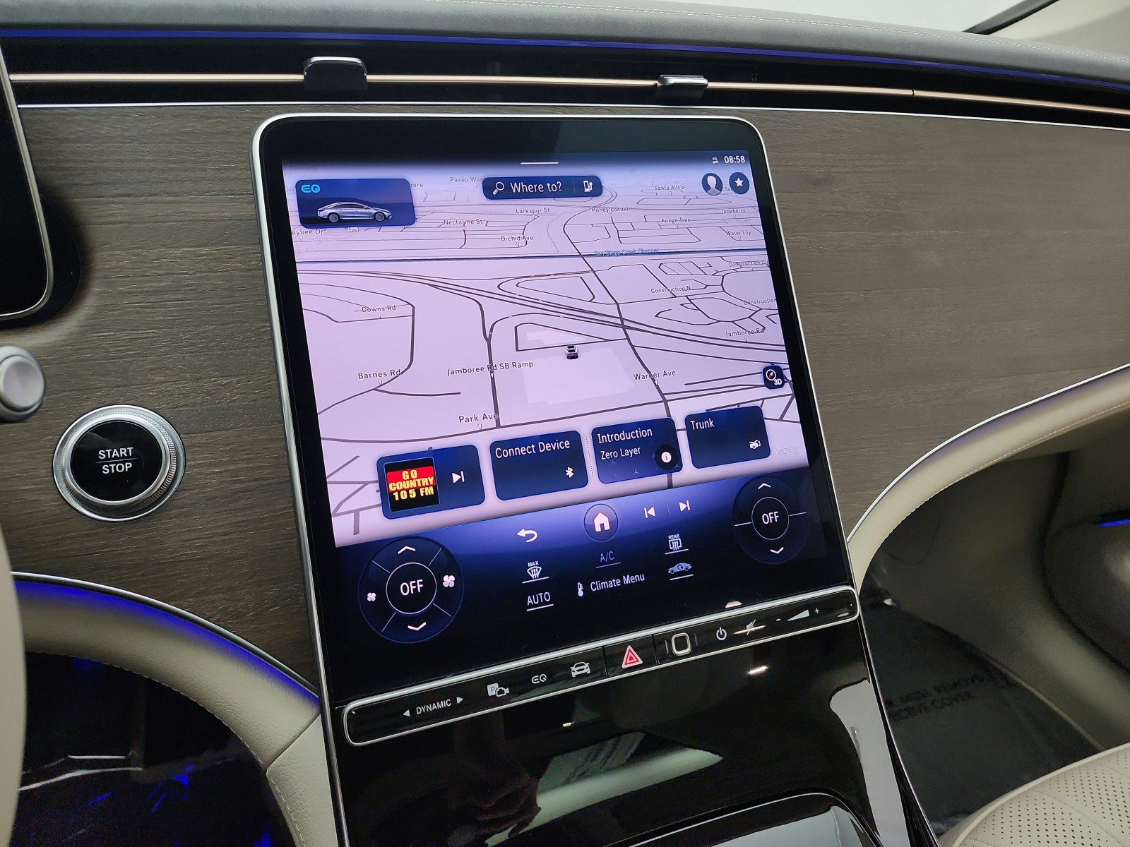 Used 2022 Polar White Mercedes-Benz EQS 450+ Sedan image 24