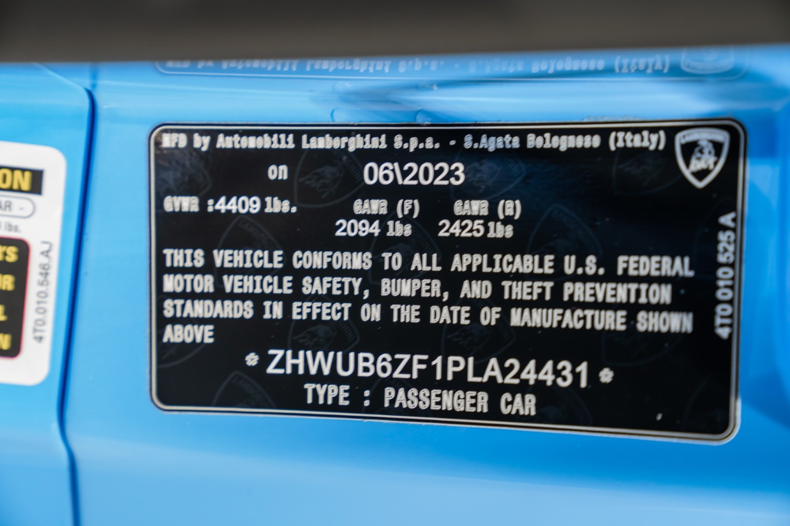 Used Car 2023 Lamborghini Huracan Tecnica  For Sale Under $350,000 In Boerne, Texas