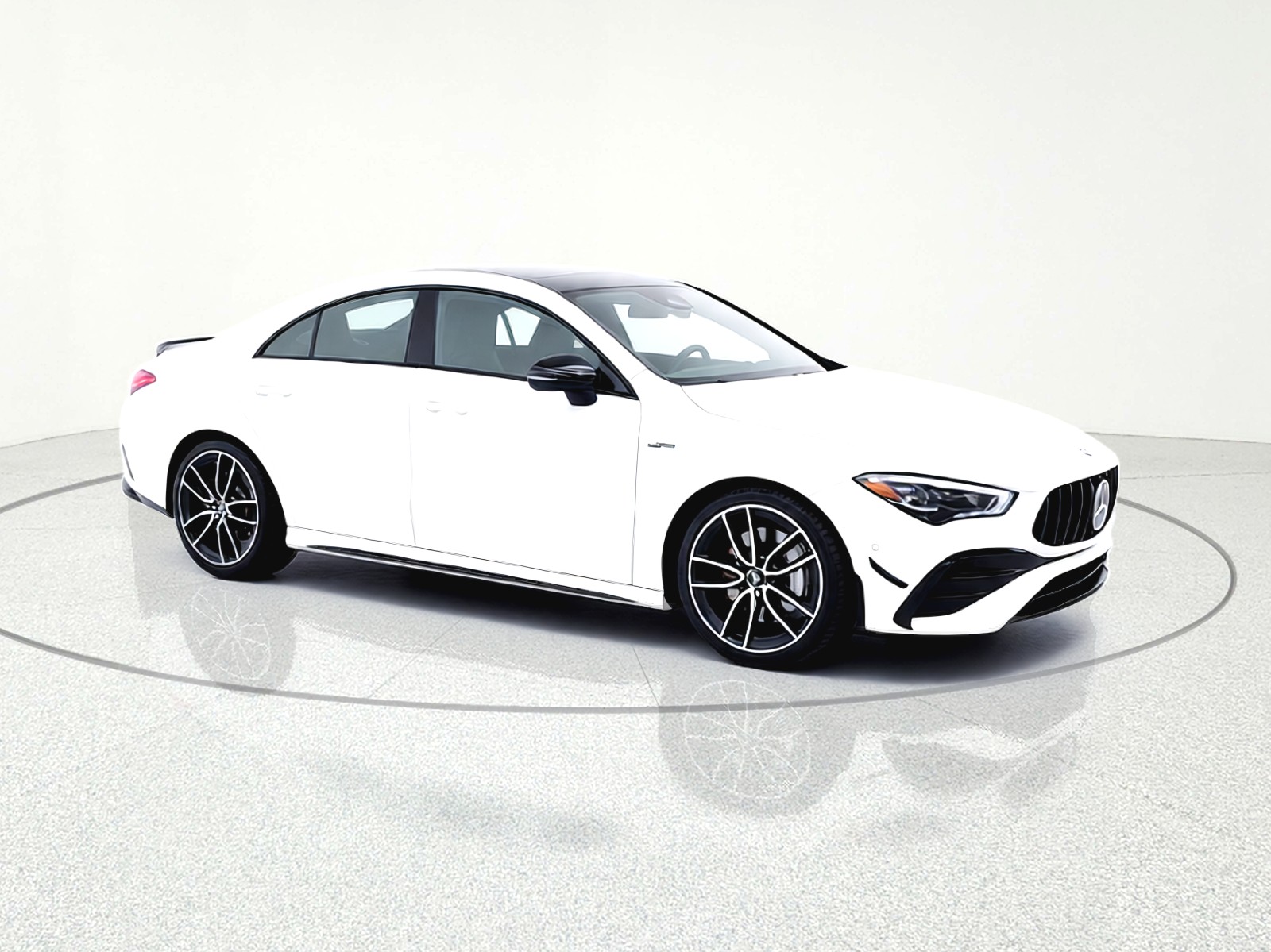 Certified Used 2025 Polar White Mercedes-Benz AMG® CLA 35 4MATIC Coupe image 9