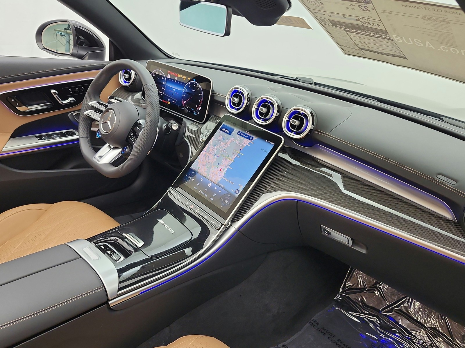 New 2026 Obsidian Black Metallic Mercedes-Benz AMG® CLE 53 4MATIC+ Cabriolet image 15