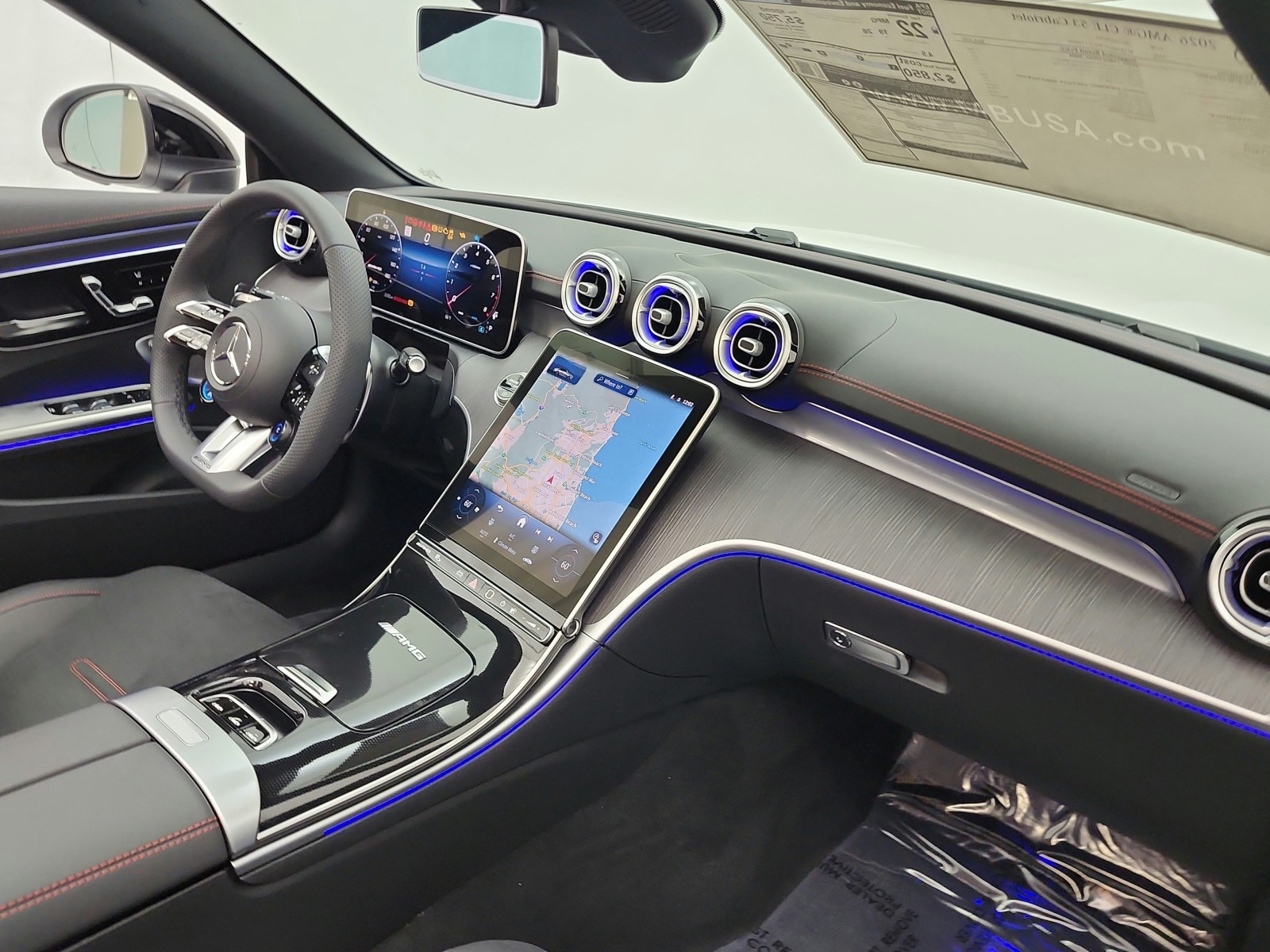 New 2026 MANUFAKTUR Moonlight White Metallic Mercedes-Benz AMG® CLE 53 image 19