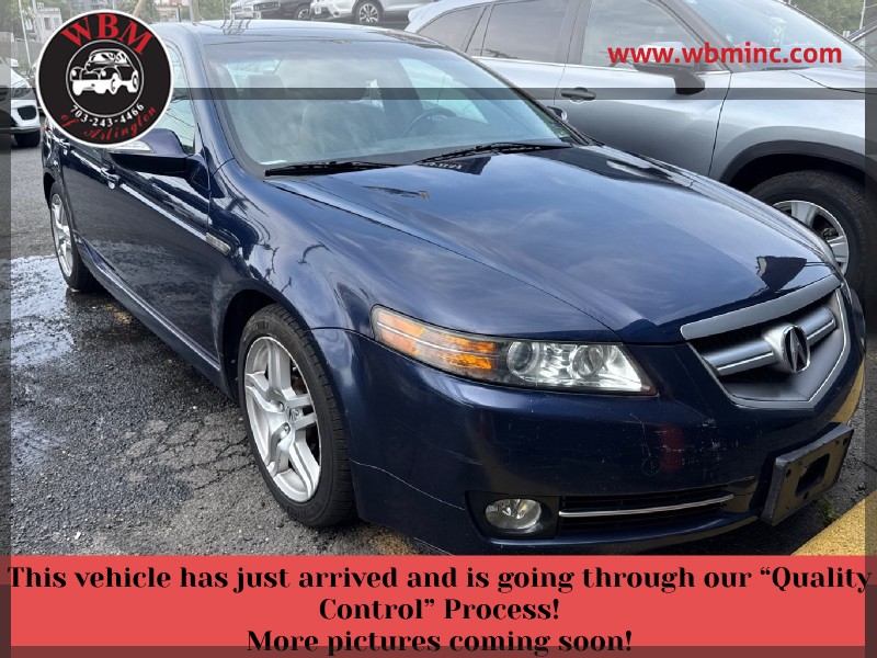Royal Blue Pearl 2007 Acura TL Sedan Front-Wheel Drive Automatic