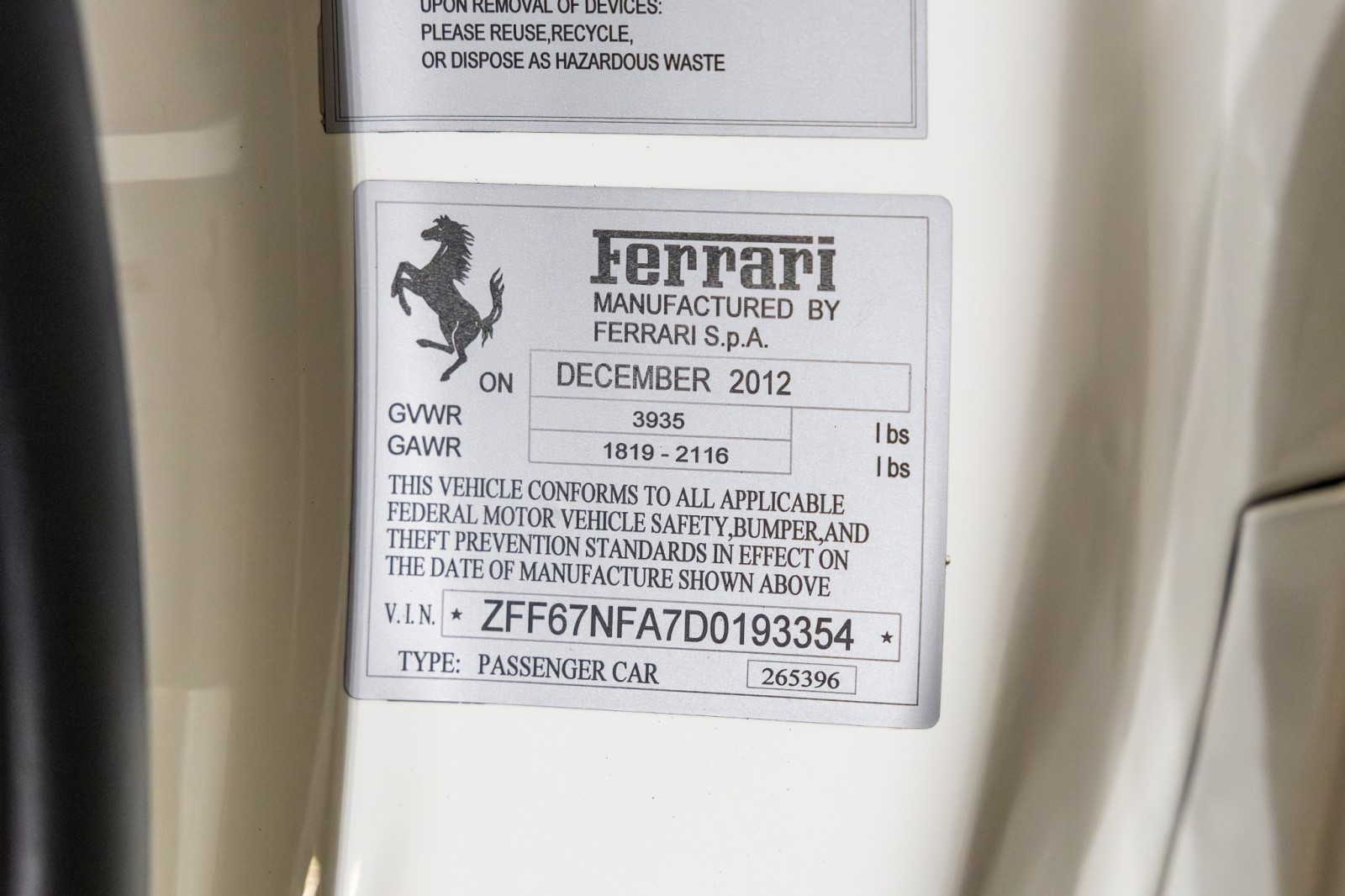 Used Car 2013 Ferrari 458 Italia  For Sale Under $240,000 In Boerne, Texas