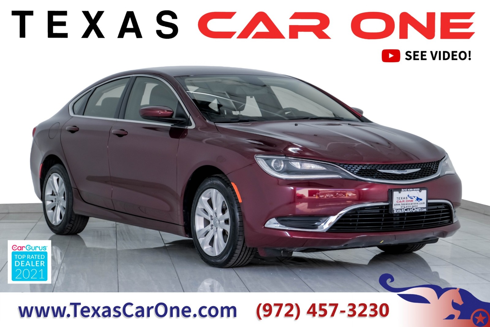 2015 Chrysler 200 LIMITED AUTOMATIC KEYLESS START BLUETOOTH CRUISE C 1