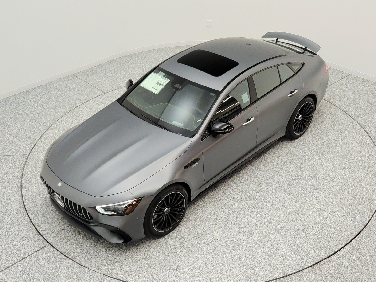 New 2026 MANUFAKTUR Exclusive Selenite Grey Magno Mercedes-Benz AMG® GT 43 4-Door Coupe image 16