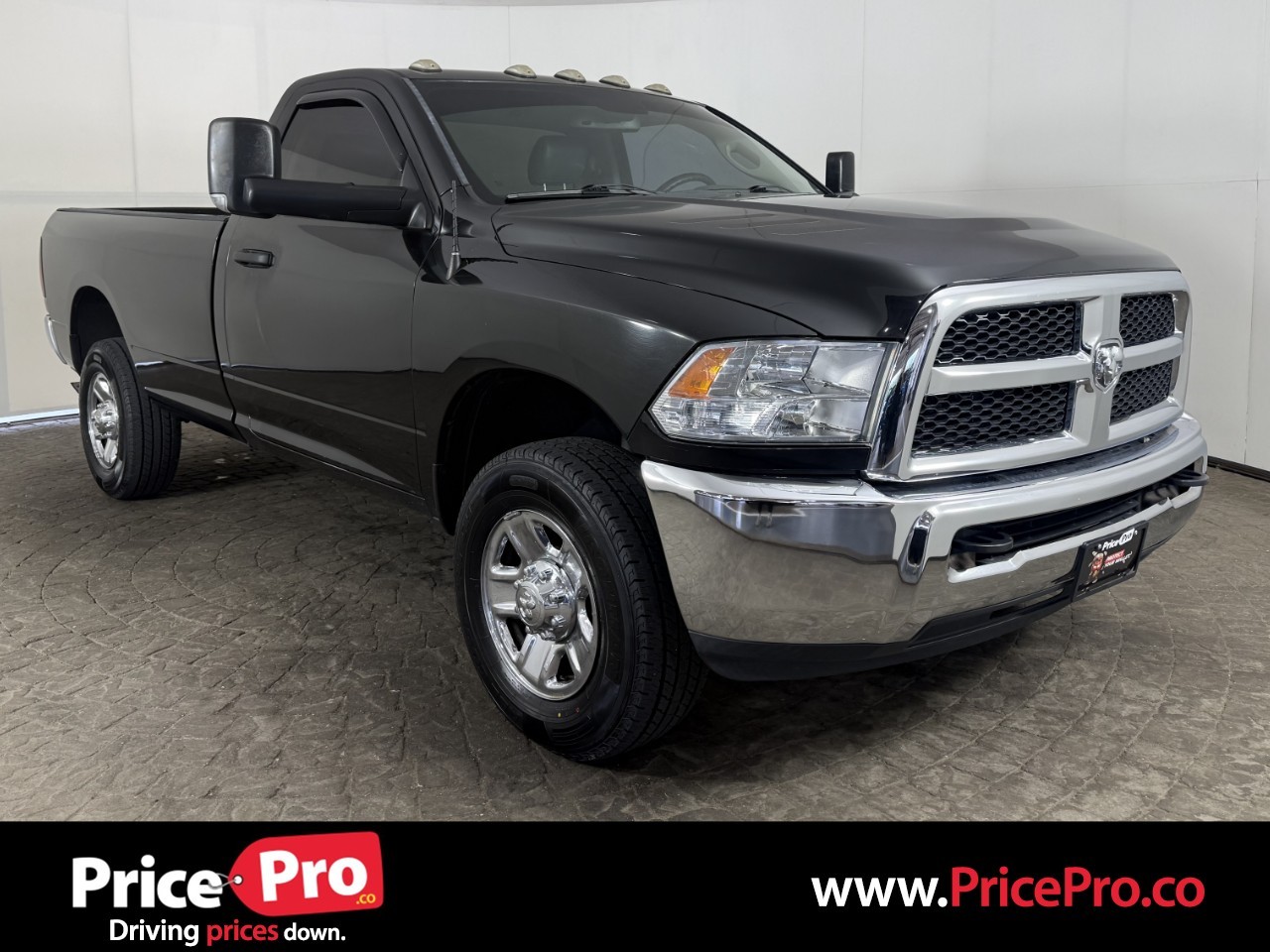 Brilliant Black Crystal Pearlcoat 2017 RAM 3500 Pickup Truck Four-Wheel Drive Automatic
