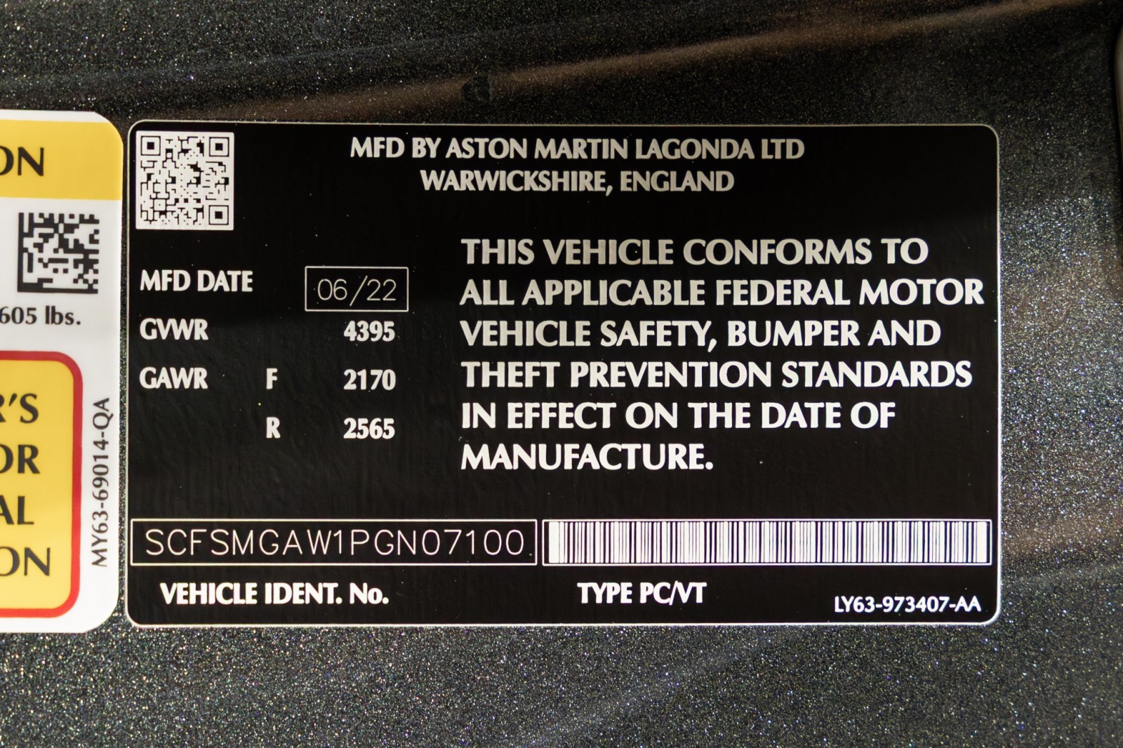 Used Car 2023 Aston Martin Vantage  For Sale Under $160,000 In Boerne, Texas