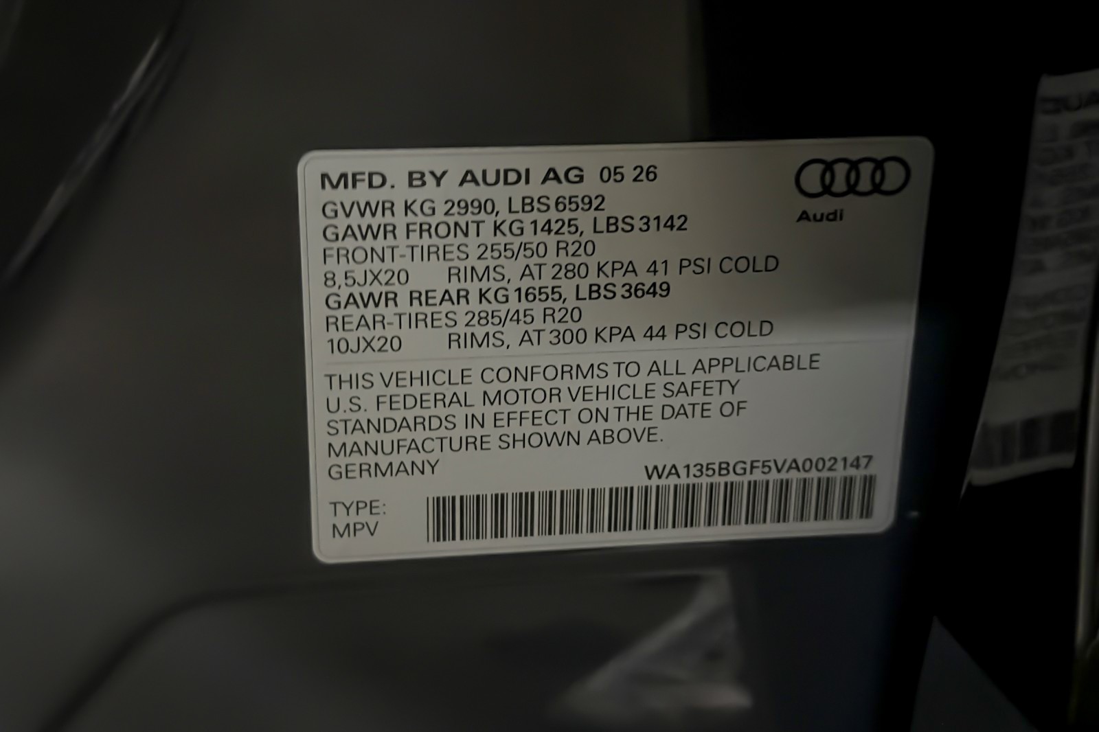 New 2027 Magnet Gray Audi Prestige quattro image 27