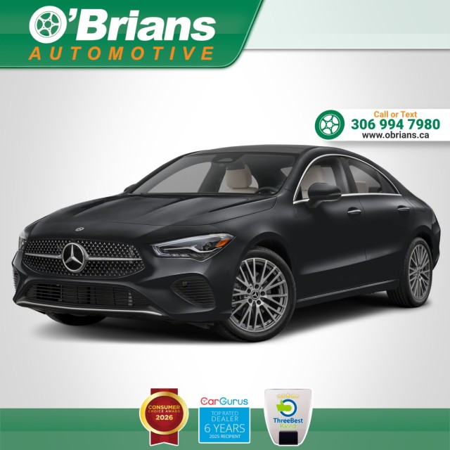 Black 2025 Mercedes-Benz CLA Coupe All-Wheel Drive Automatic