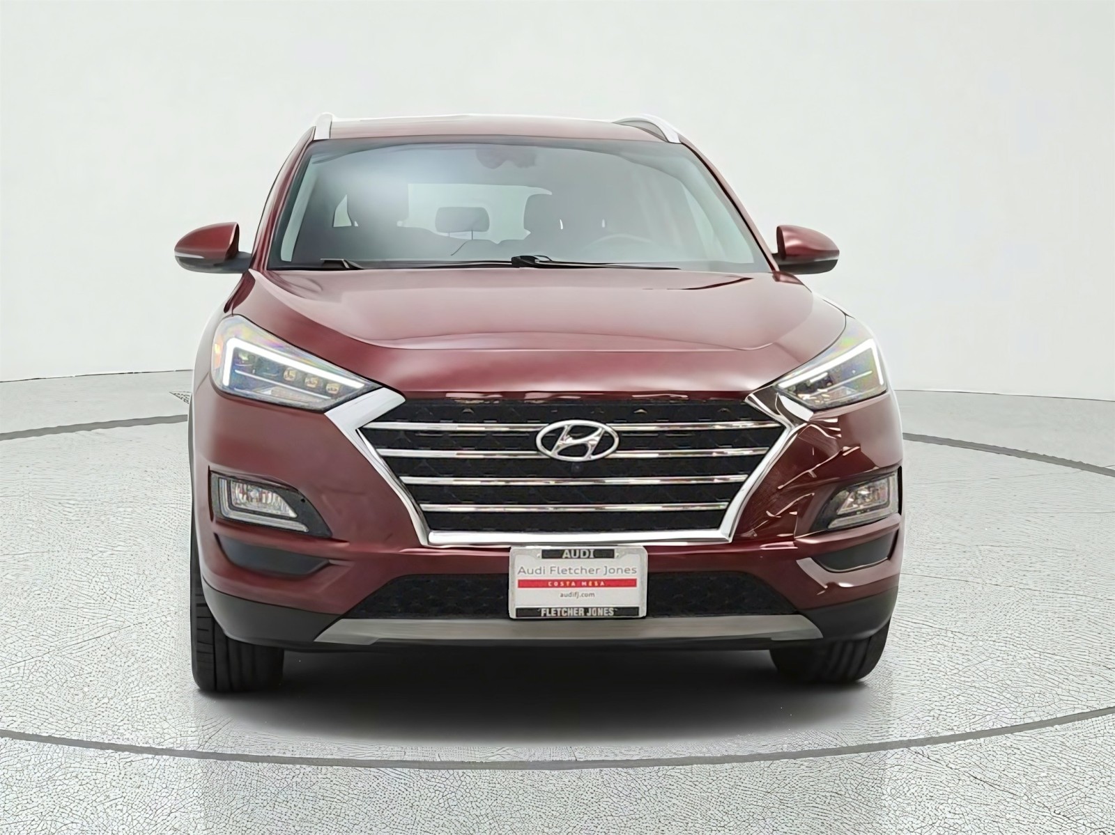 Used 2019 Gemstone Red Hyundai Limited FWD image 2