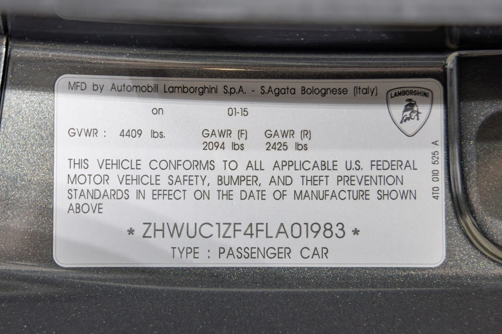Used Car 2015 Lamborghini Huracan  Lp 610-4 - Transparent Engine Bonnet - Front Lift - Carbon Ceramic Brakes For Sale Under $240,000 In Boerne, Texas
