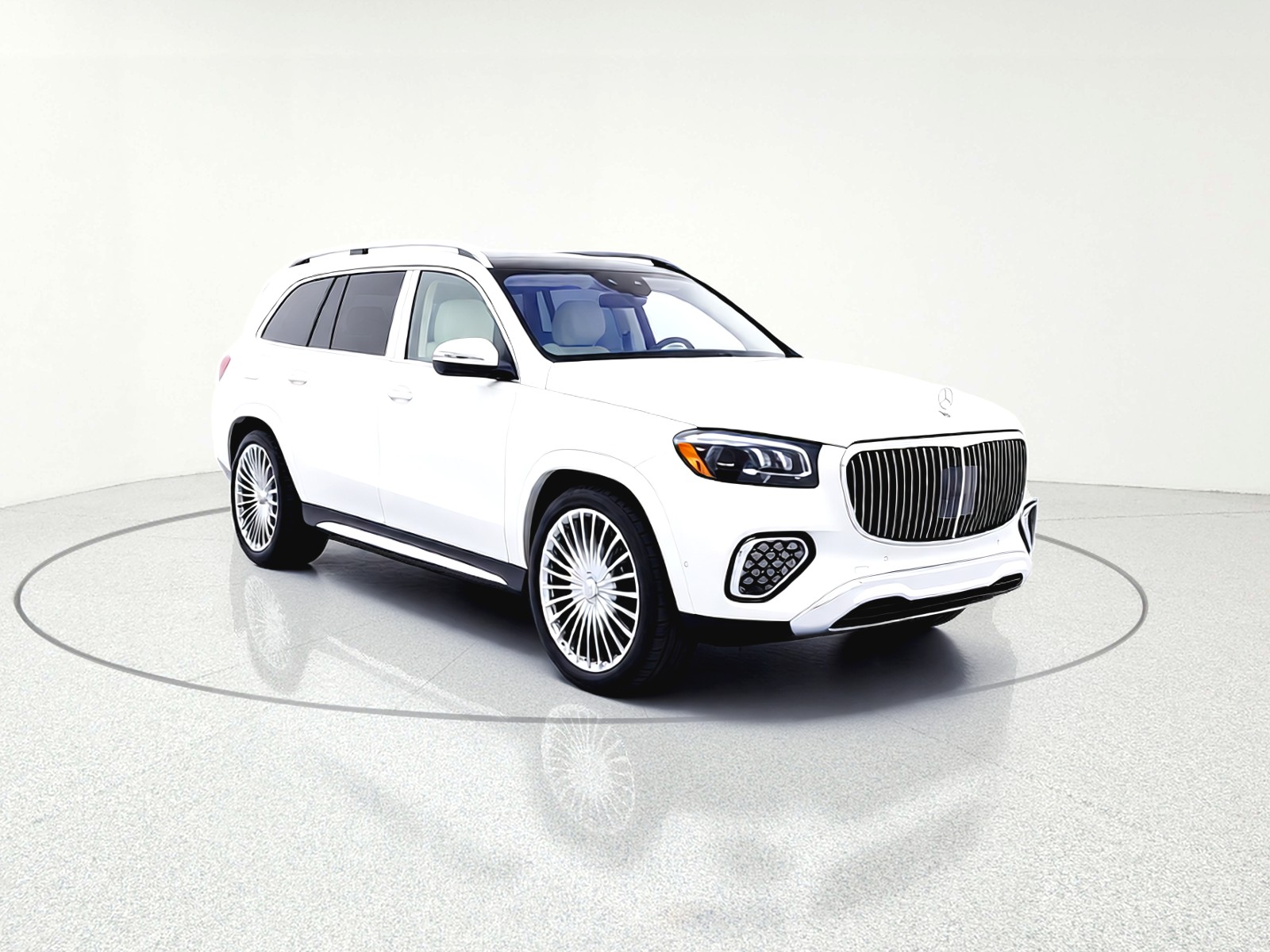 New 2026 MANUFAKTUR Moonlight White Metallic Mercedes-Benz Maybach GLS 600 image 7