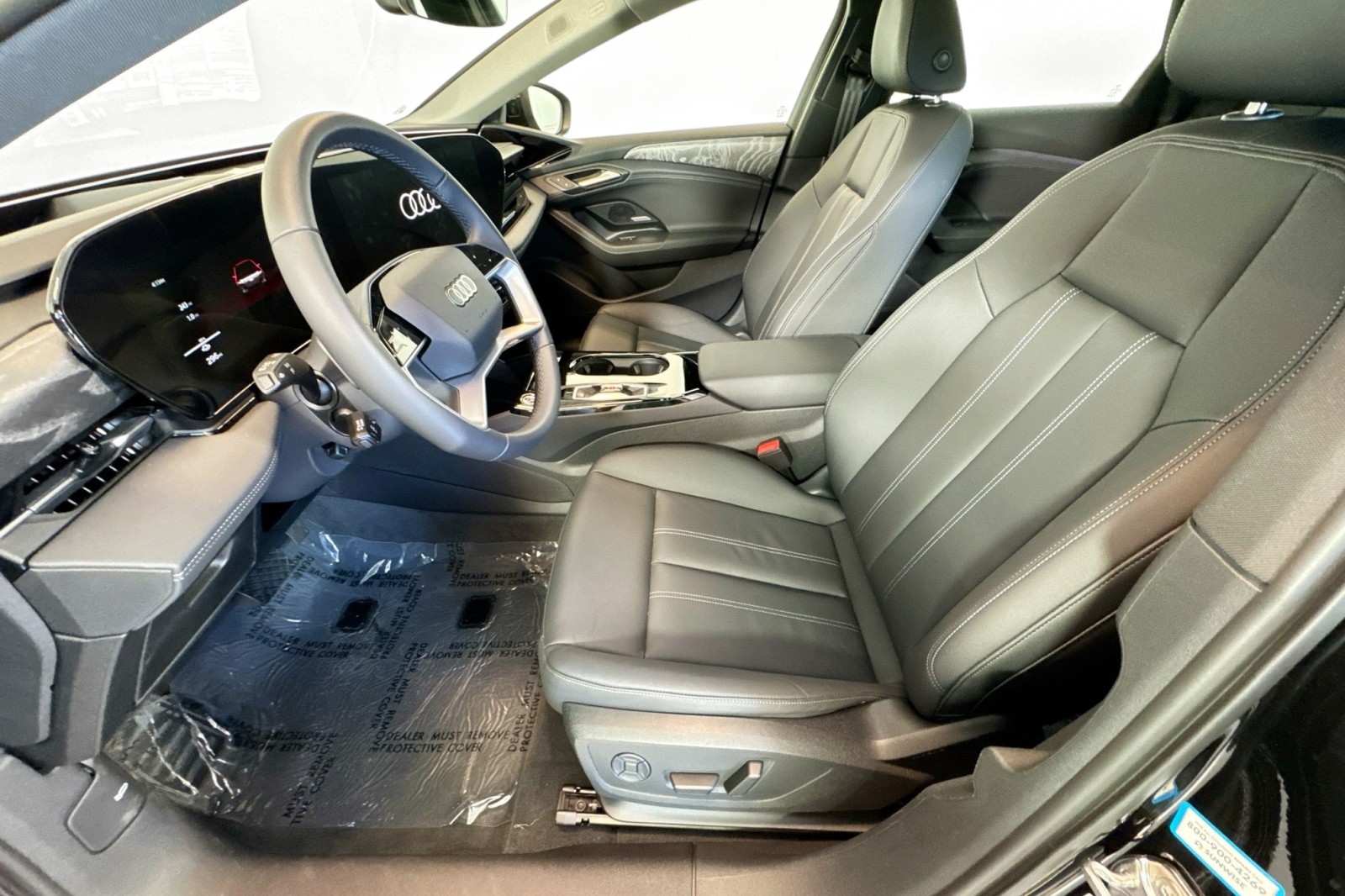 New 2025 Mythos Black Metallic Audi Premium Plus RWD image 17