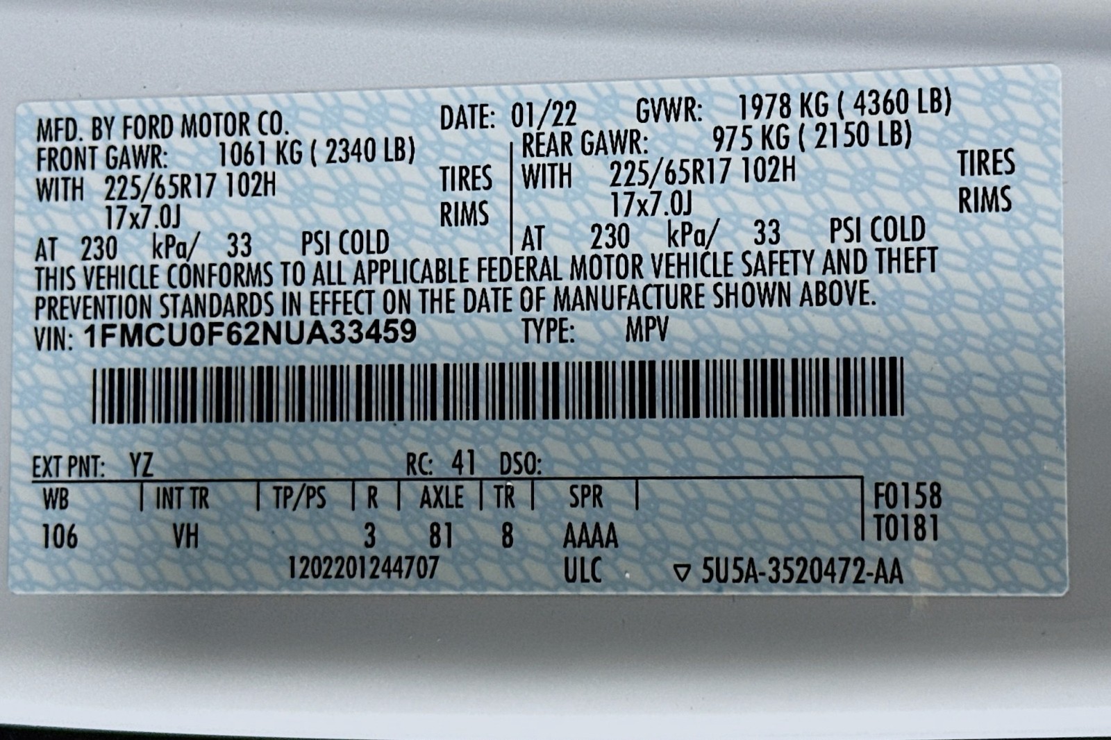 Used 2022 Oxford White Ford S image 24