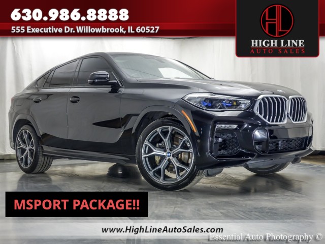 Jet Black 2021 BMW X6 xDrive40i AWD SUV / Crossover All-Wheel Drive Automatic