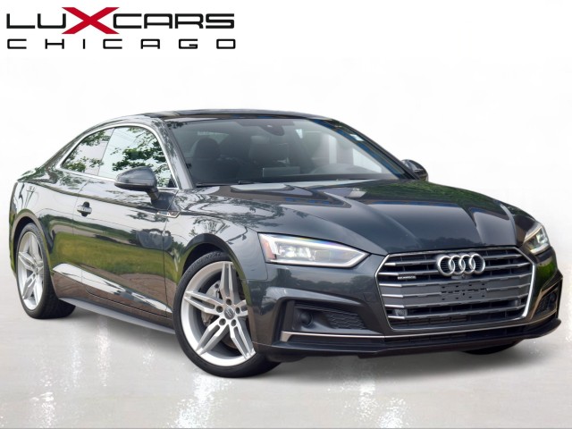 Manhattan Gray Metallic 2018 Audi A5 2.0T quattro Prestige Coupe AWD Coupe All-Wheel Drive Automatic