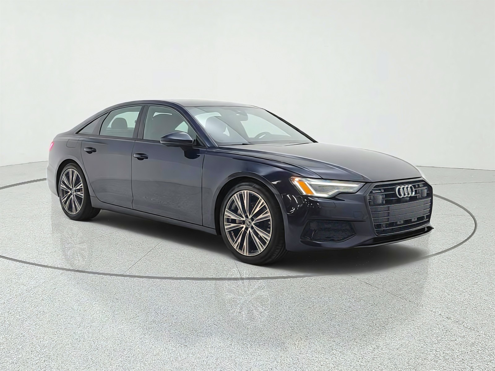 Used 2023 Firmament Blue Metallic Audi Premium Plus image 3