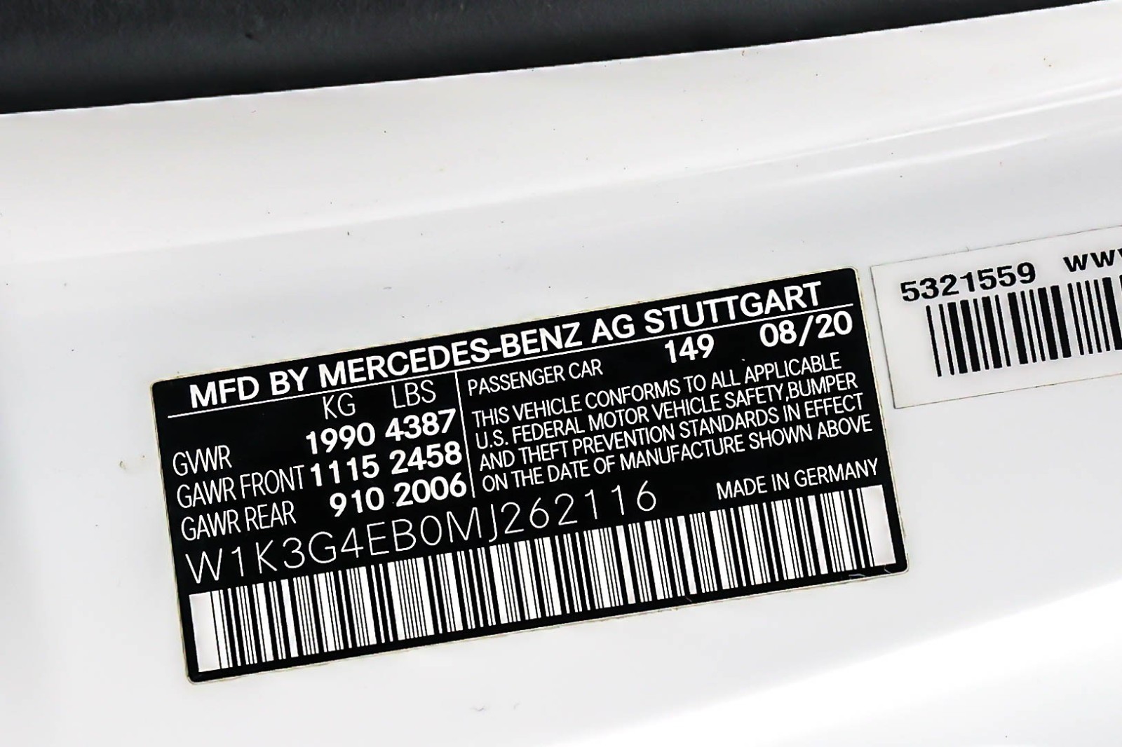 Used 2021 Polar White Mercedes-Benz A 220 Sedan image 24