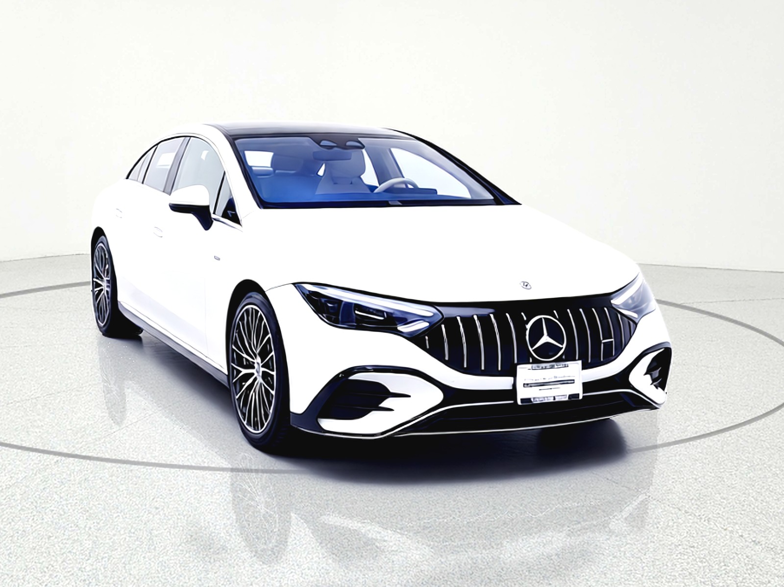 Used 2023 MANUFAKTUR Moonlight White Metallic Mercedes-Benz AMG® EQE 4MATIC+ Sedan image 6