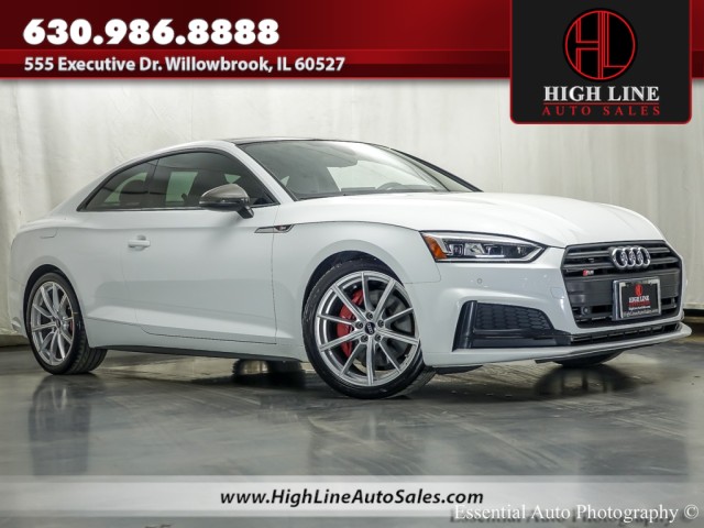 Ibis White 2019 Audi S5 3.0T quattro Premium Plus Coupe AWD Coupe All-Wheel Drive Automatic