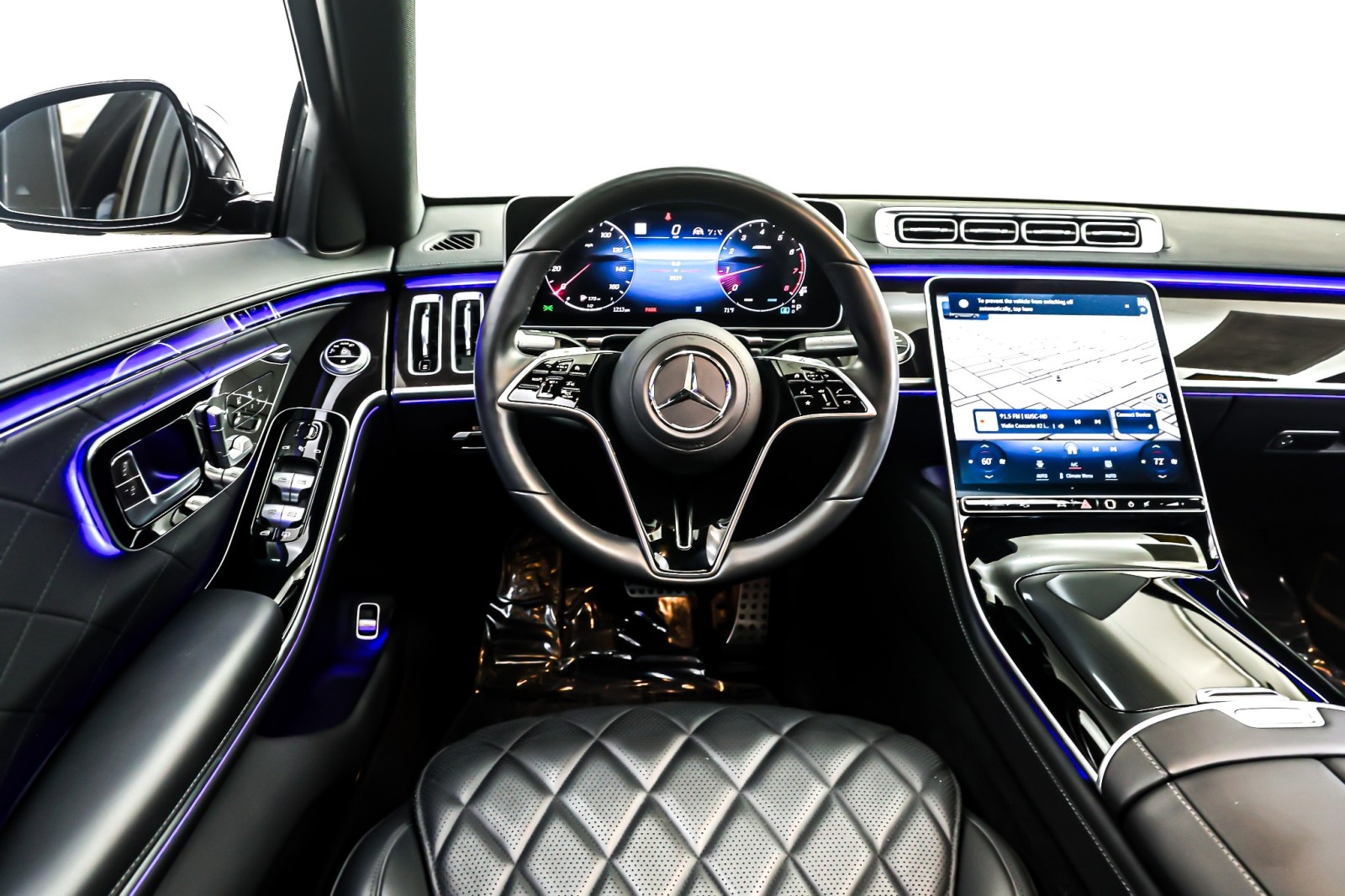 Certified Used 2025 Black Mercedes-Benz S 580 4MATIC® Sedan image 7