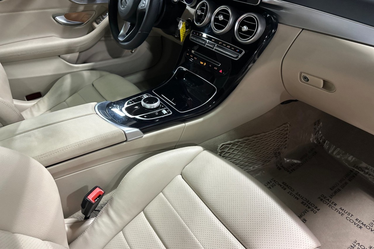 Used 2017 designo Cardinal Red Metallic Mercedes-Benz C 300 image 12