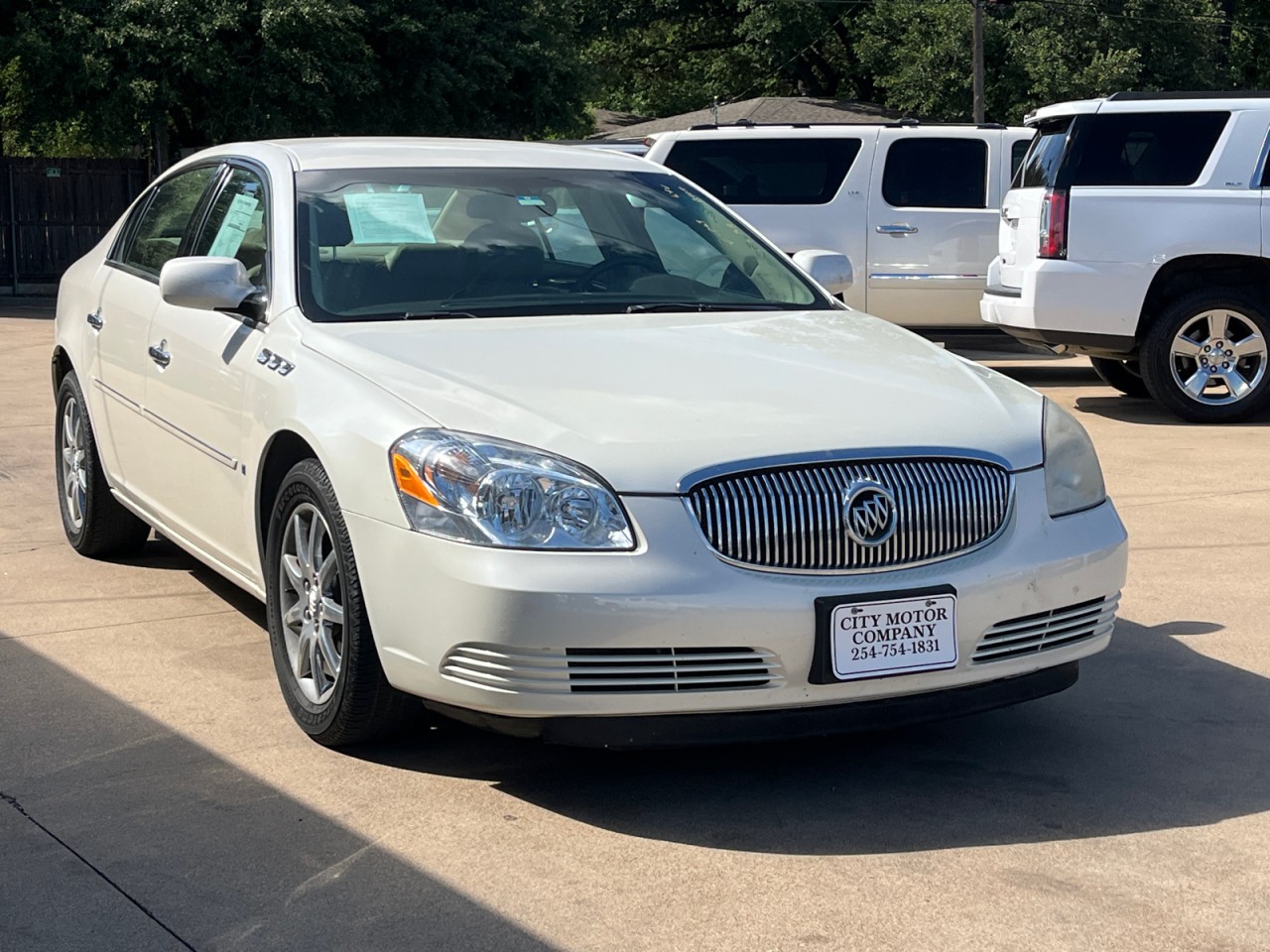 White Opal 2008 Buick Lucerne CXL FWD Sedan Front-Wheel Drive Automatic