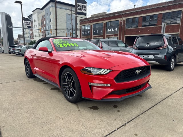 Red 2019 Ford Mustang Convertible Rear-Wheel Drive Automatic