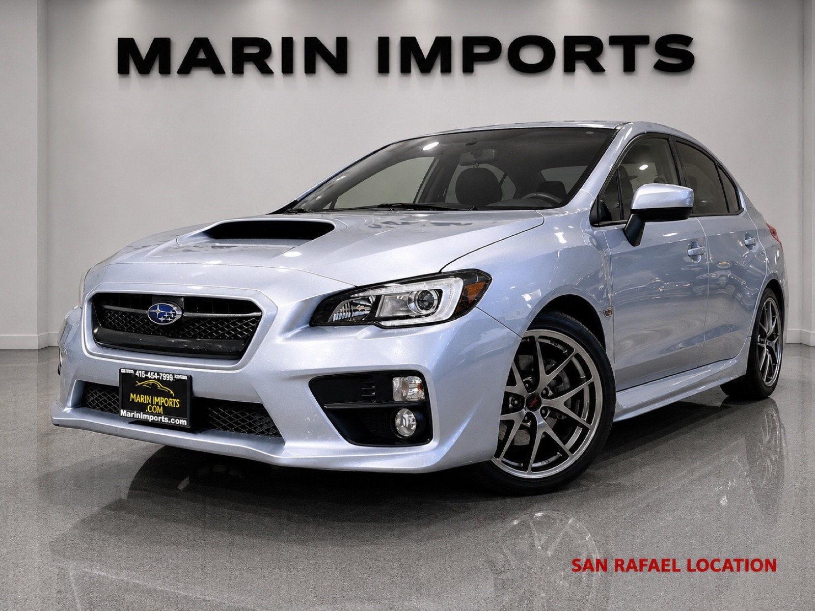 Ice Silver Metallic 2017 Subaru WRX Sedan All-Wheel Drive Manual